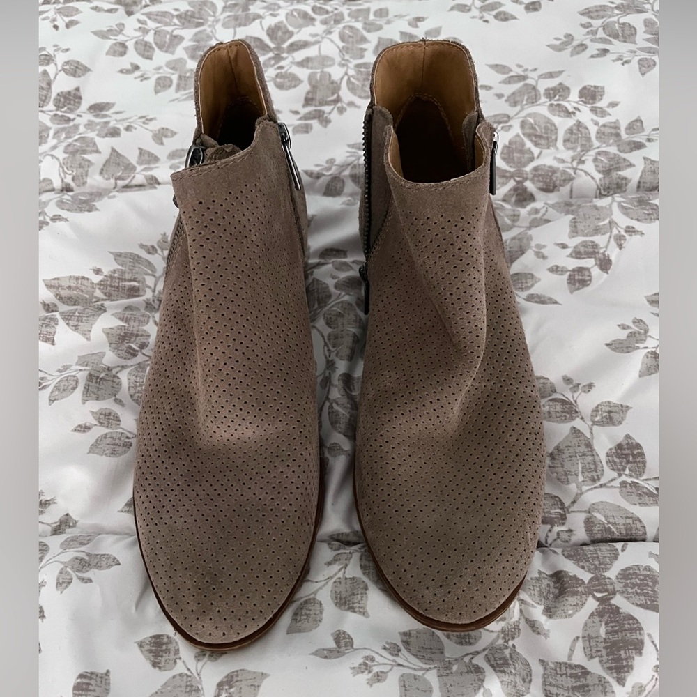 Lucky Brand suede ankle boots